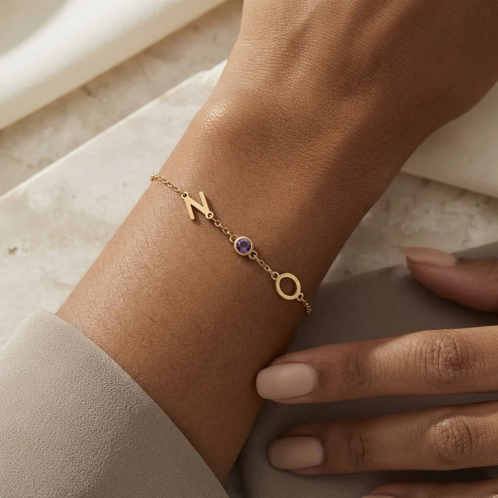 ELEGANT BRACELET WITH STONES