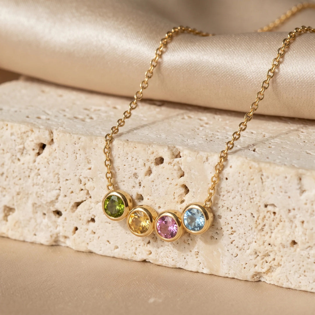 COLLIER AVEC PIERRE DE NAISSANCE