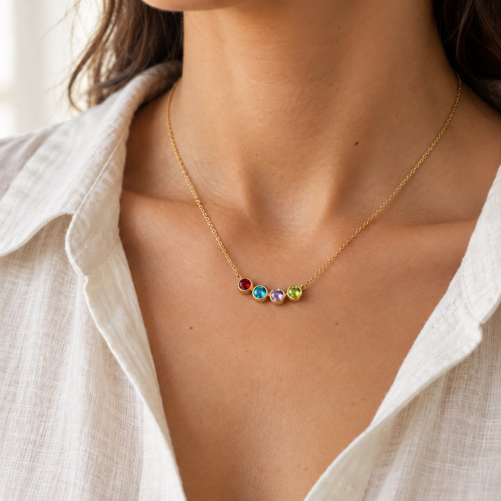 COLLIER AVEC PIERRE DE NAISSANCE