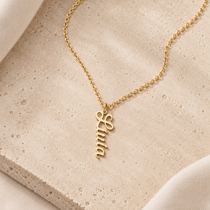COLLIER NOM VERTICAL