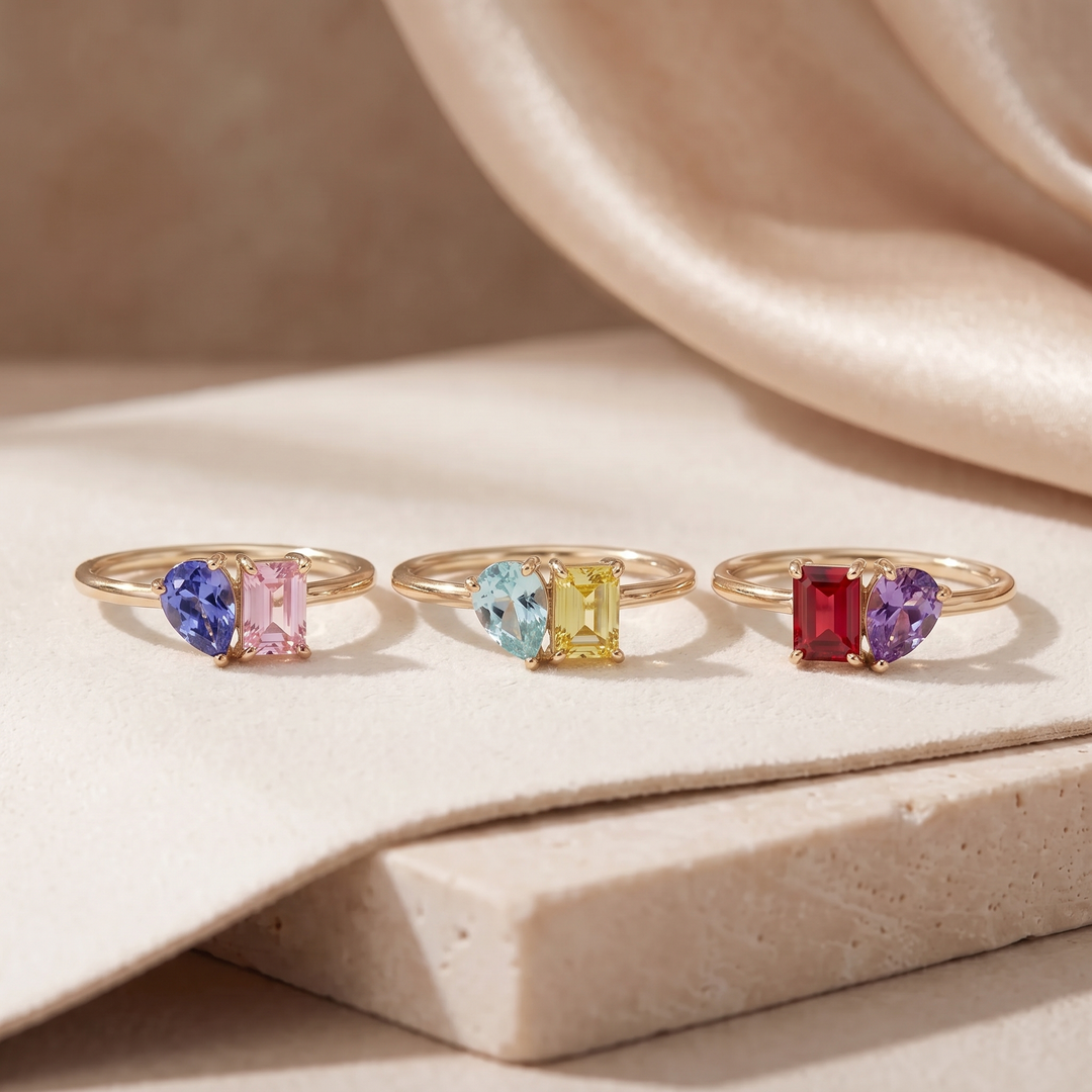 TOI ET MOI BIRTHSTONE RING