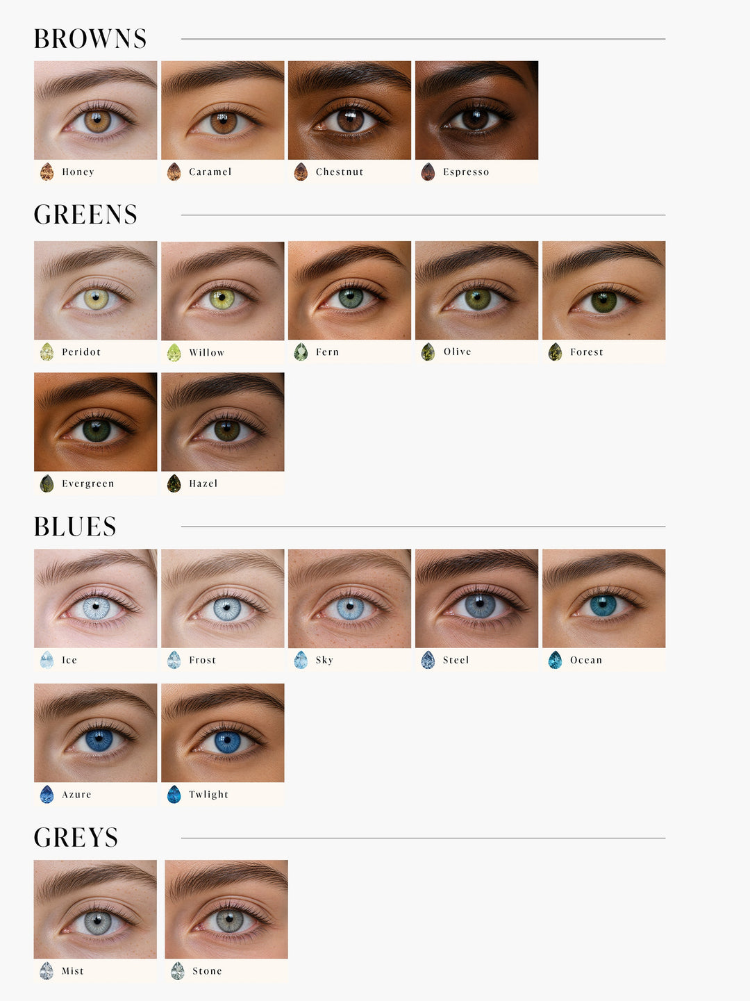 BAGUE COULEUR DES YEUX