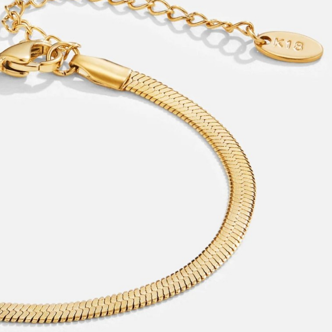BRACELET À MAILLONS SERPENT