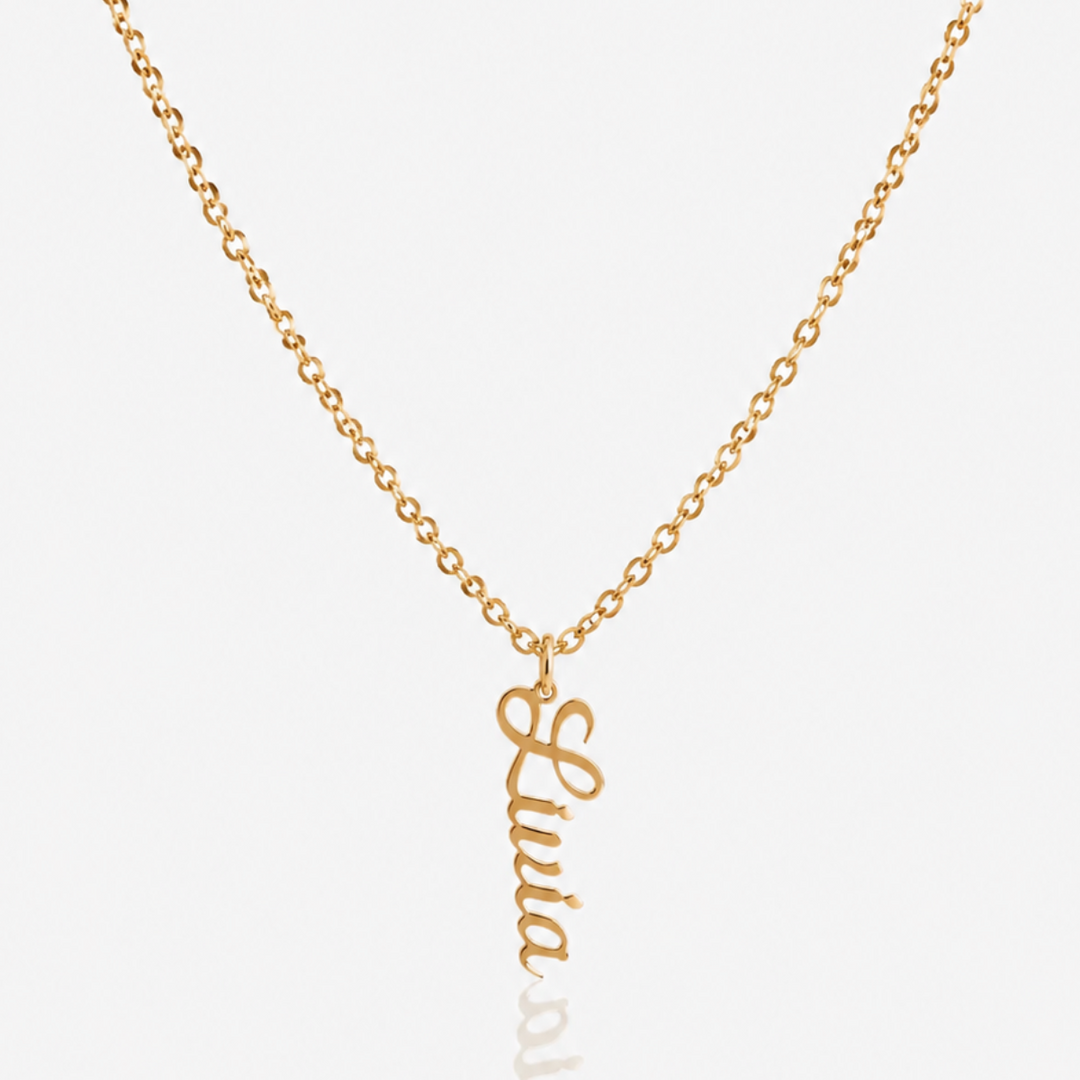 COLLIER NOM VERTICAL