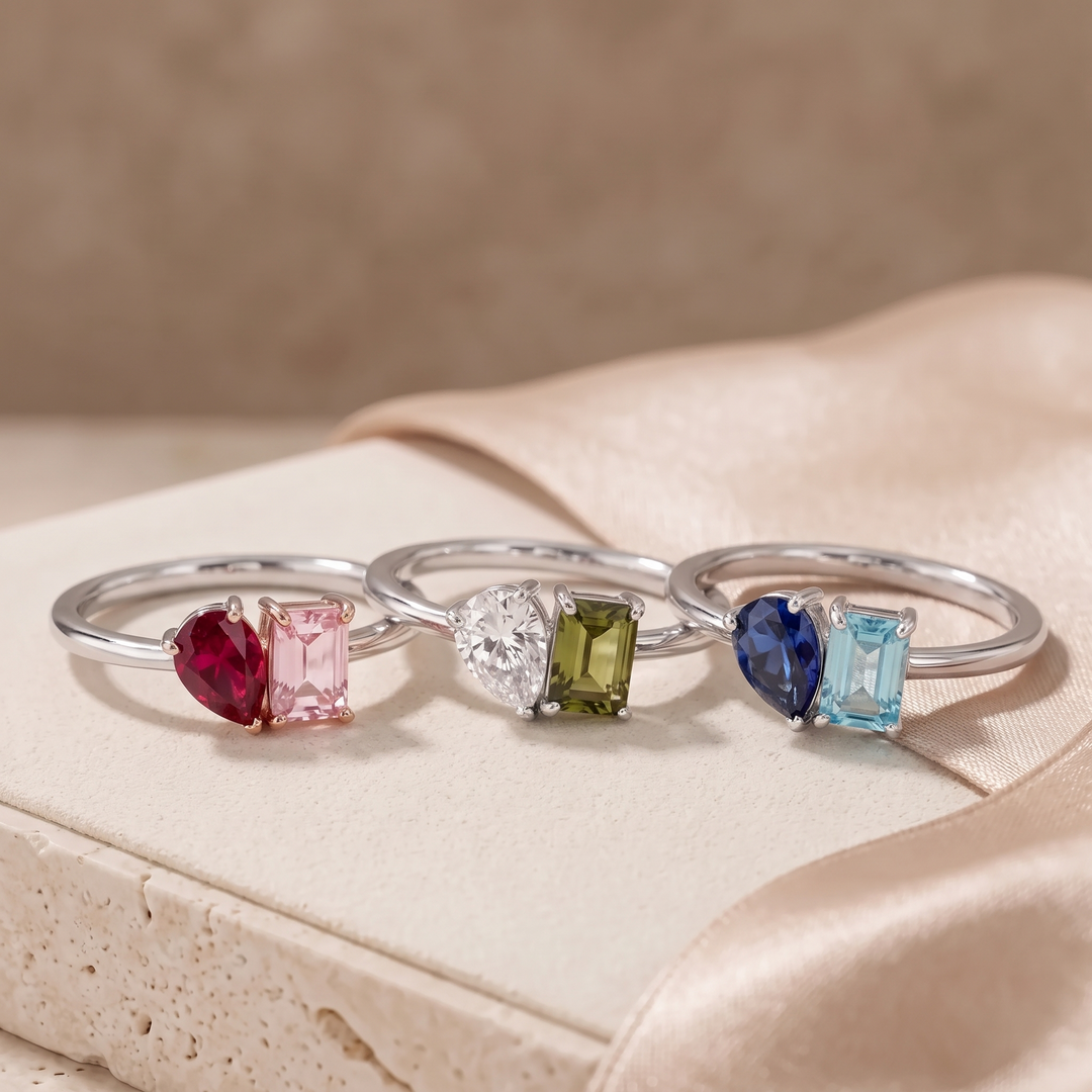 TOI ET MOI BIRTHSTONE RING